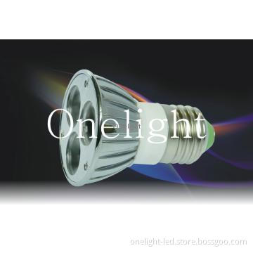 LED  Spotlights -E27-3x1W  with high luminous , more degrees  have